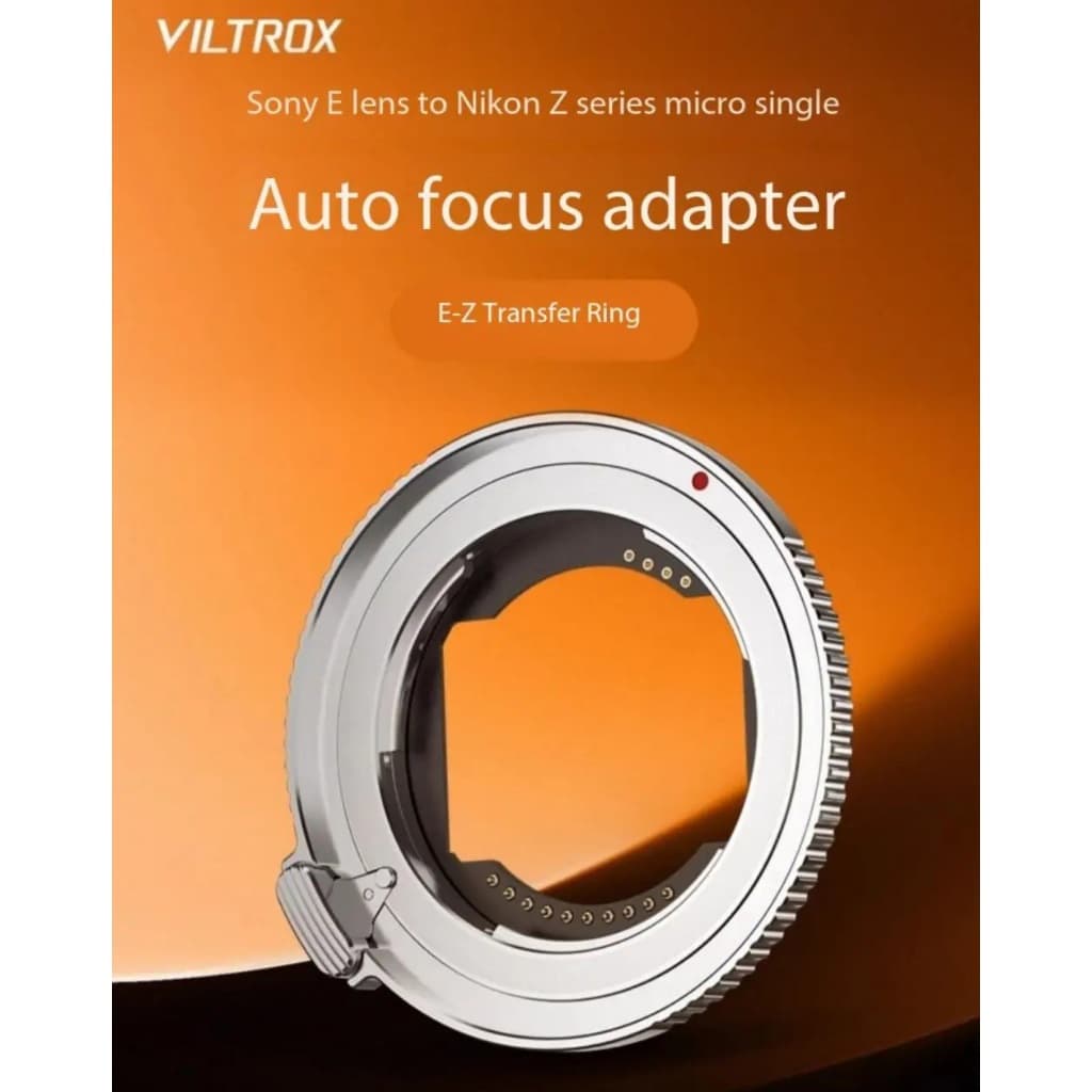 Anel Adaptador De Lente De Foco Automático VILTROX Ez Para Montagem E Câmeras Z