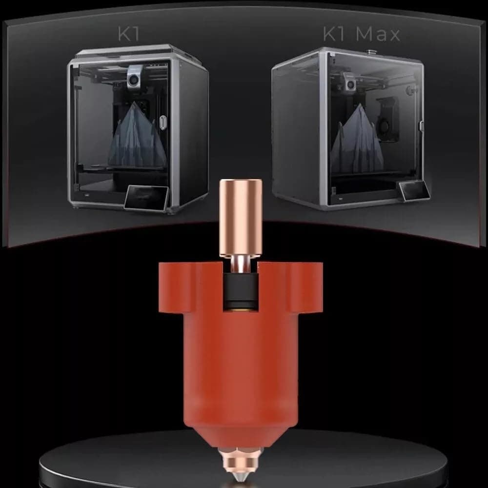 Criação Ender-3 V3 KE/KE/K1/K1C/K1Max Criação Acessórios para impressora 3D Bloco de aquecimento cerâmico Kit de extremi