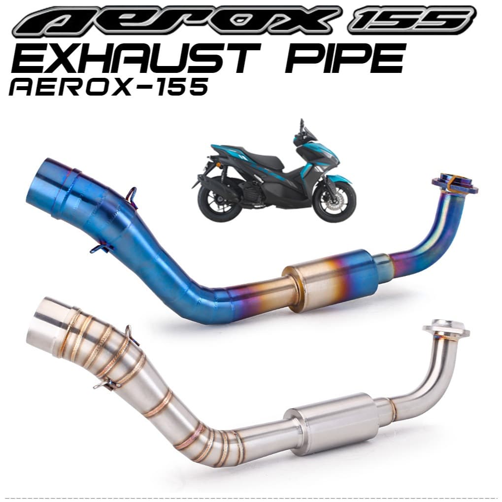Para Yamaha Scooter NVX AEROX NVX155 AEROX155 2016-2021 Coletor De Escape Da Motocicleta 51MM