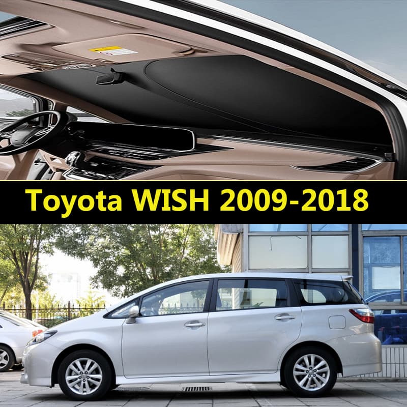 Pára-Brisa Do Carro Para Toyota Desejo 2009-2018 Placa De Sombreamento Interior Dianteiro Luz Escudo Proteção Solar