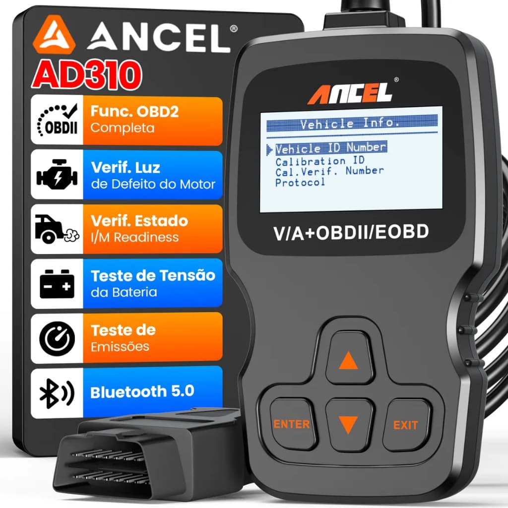 Ancel Ad310 Obd2 Diagnóstico Scanner Automotivo Para Veículo