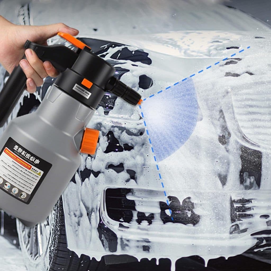 Pulverizador de Compressão Elétricol 2L Snow Foam Elétrico Limpeza Interna Externa Automotivo Recarregável Por USB