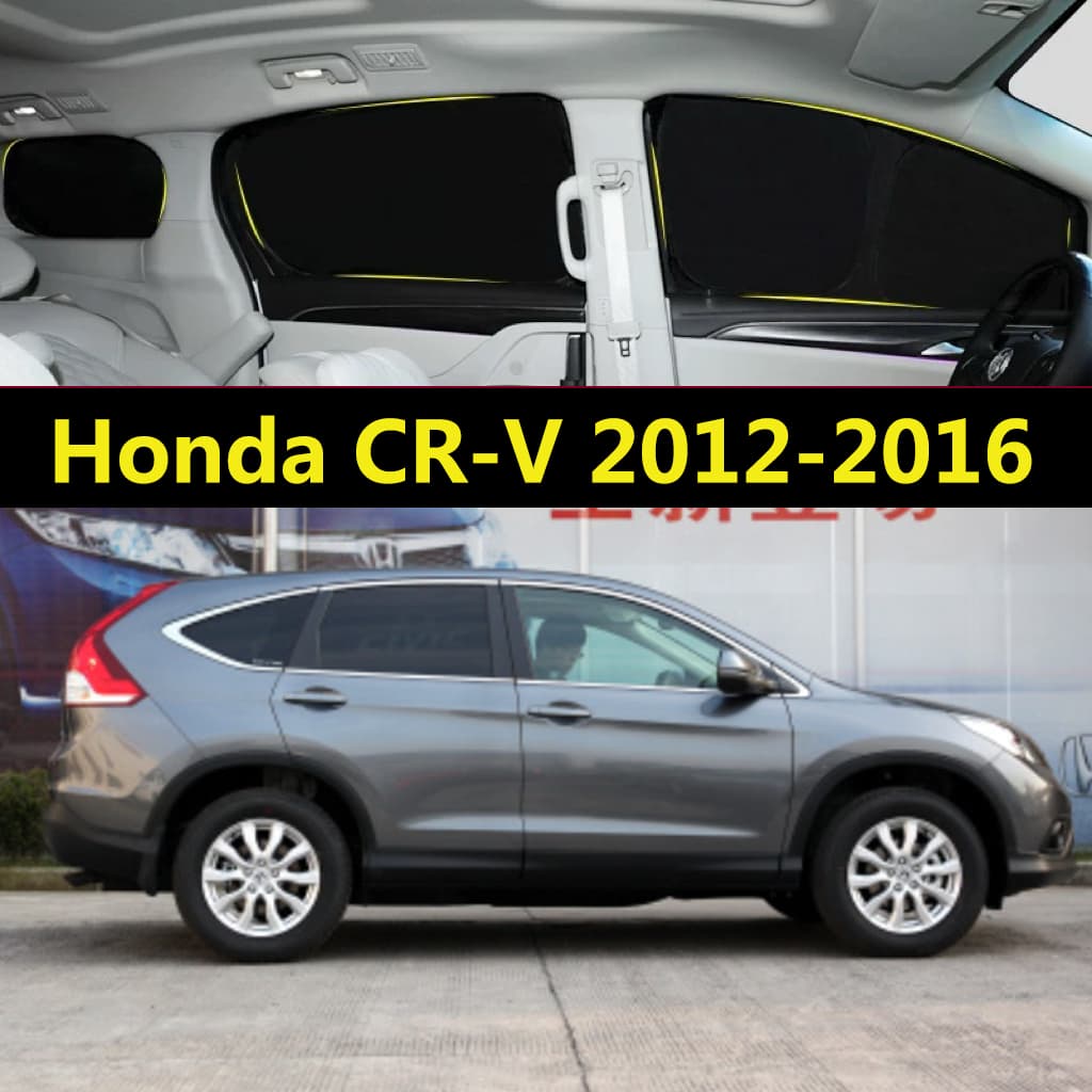Pára-Sol Do Carro Para Honda CR-V crv 2012-2016 Cortina De Totalmente Blackout Proteção Solar Privacidade Acampamento Ja