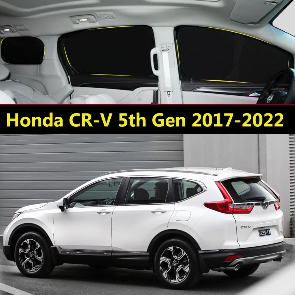 Pára-Sol Do Carro Para Honda CR-V Crv 5a Geração 2017-2022 Cortina De Totalmente Blackout Proteção Solar Privacidade Aca