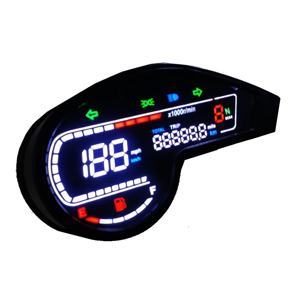 Para Honda NXR125 NXR150 bros brisa 125 150 2003-2014 Xr250 Crm250 Baja250 XTZ125 Digital LCD Medidor Odômetro Velocímet