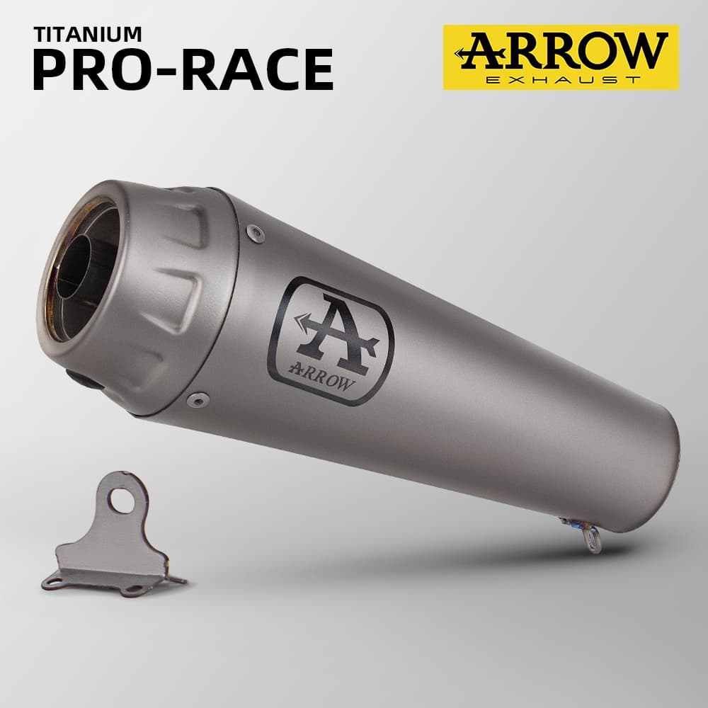 Para ADV750 MT07 R15 CBR150R VSTROM Universal 51mm 60mm Silenciador de escape de moto com DB Killer