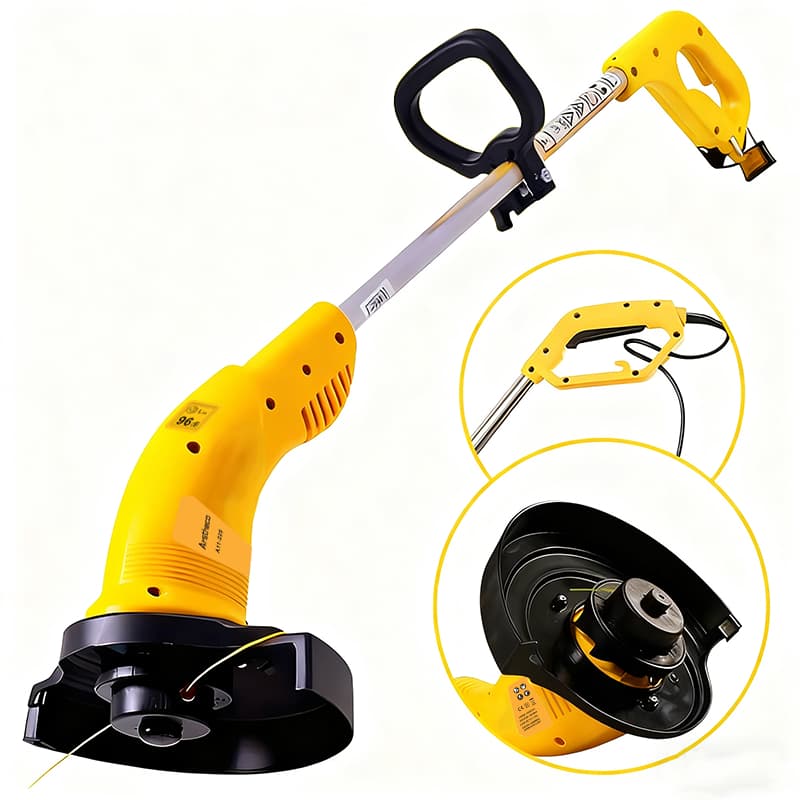 Aparador de grama eletrico 1.600 watts cabo bipartido 110V/220V - 2 Saídas de Fio de Nylon