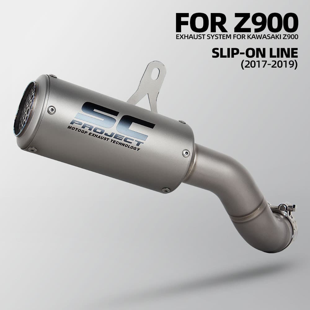 Kit Completo De Modificação De Escape De Titânio Para Motocicleta Z900 2017 2018 2019 2025 2026