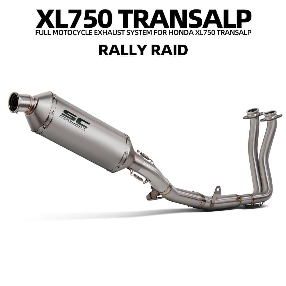 Para Honda XL750 Transalp 750 Moto Sistema Completo Coletor De Escape Conectar SC Projeto Silenciador Com DB Assassino