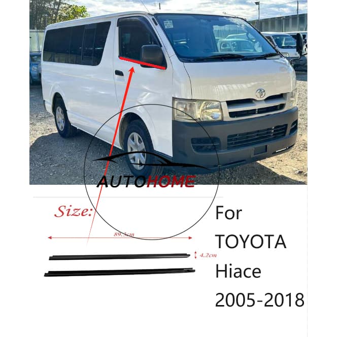 Tira De Calafetagem Da Janela Externa Para toyota Hiace 2005 2006 2007 2008 2009 2010 2011 2012 2013 2014 2015 2016 2017