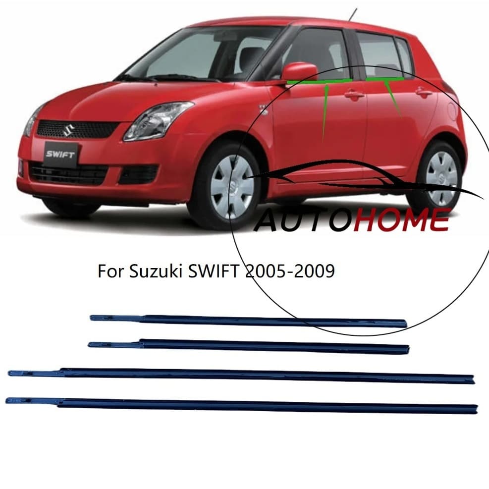 1 Conjunto De Fita Para Janela Externa , Suzuki SWIFT 2005 2006 2007 2008 2009 2010 2011 2012 , Moldagem De Carro , Faix