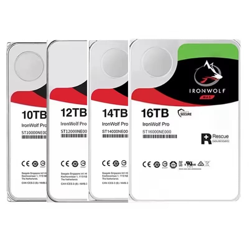 ST IronWolf 10 Tb 3.5 HDD ST10000VN000 7200 RPM 256 Mb Cache SATA 6 Gb/s Disco Rígido Interno Servidor De Armazenamento 