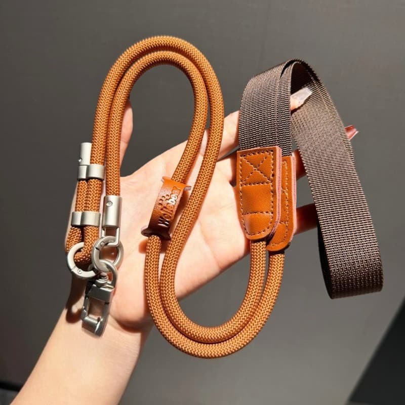 Série De Montanha Ao Ar Livre Fivela Dupla Cordão Do Telefone Móvel Ajustável Crossbody Multifuncional Ombro Volta Câmer