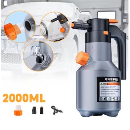 2L Pulverizador Gerador de Espuma Snow Foam Para Lavagem De Carro Recarregável Por USB