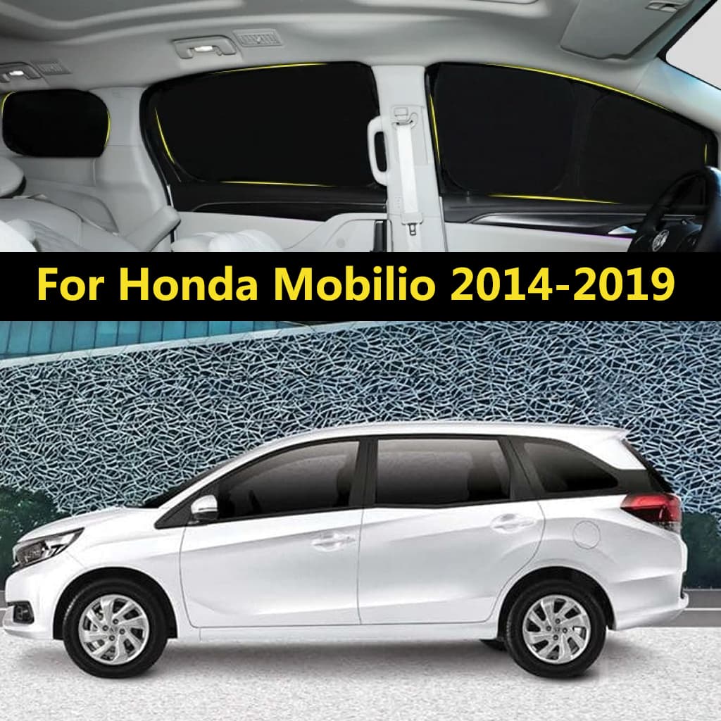 Pára-Sol Do Carro Para Honda Mobilio 2014-2019 Cortina De Totalmente Blackout Proteção Solar Privacidade Acampamento Jan