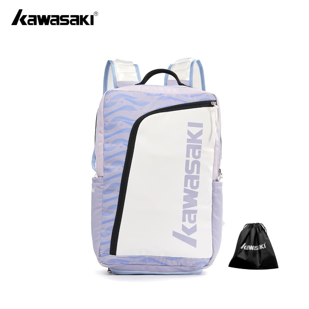 Kawasaki Mochila Badminton Saco K1G00-C8238 Tênis Masculina E Feminina Nova Multifuncional Esportes Moda