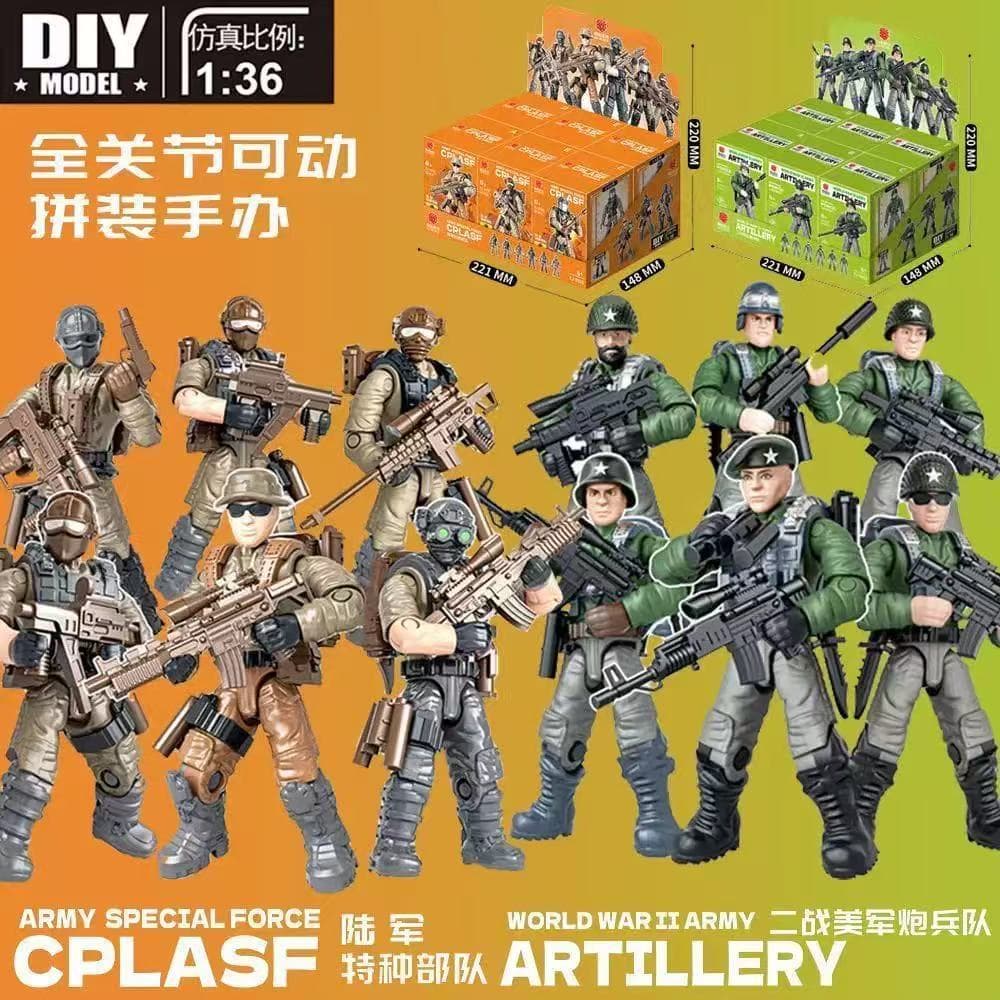 Bonecos Figuras Articulados  8 cm + Acessórios Figura De Ação Para Decoração e Coleção