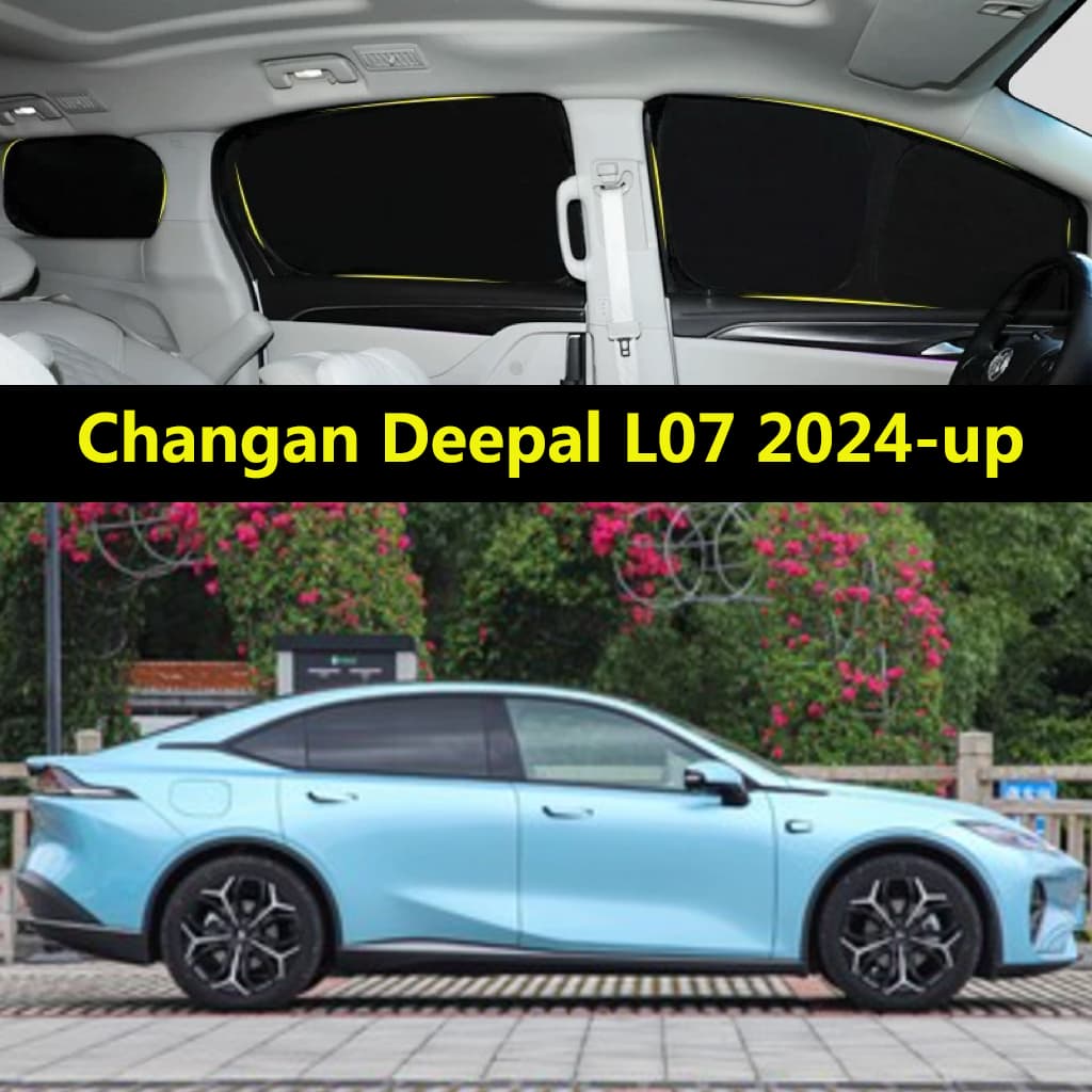 Pára-Sol Do Carro Para Changan Deepal L07 2024-up Cortina De Totalmente Blackout Proteção Solar Privacidade Acampamento 