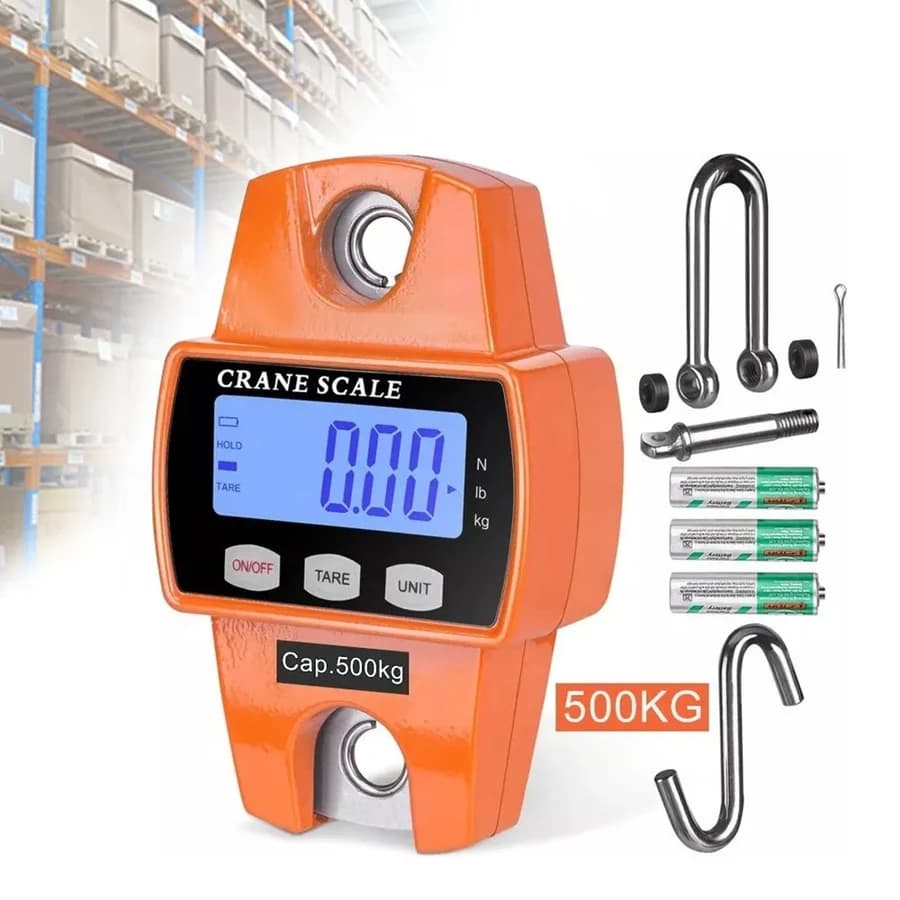 Balança Industrial Digital Portátil Lcd Suspensa 500 Kg