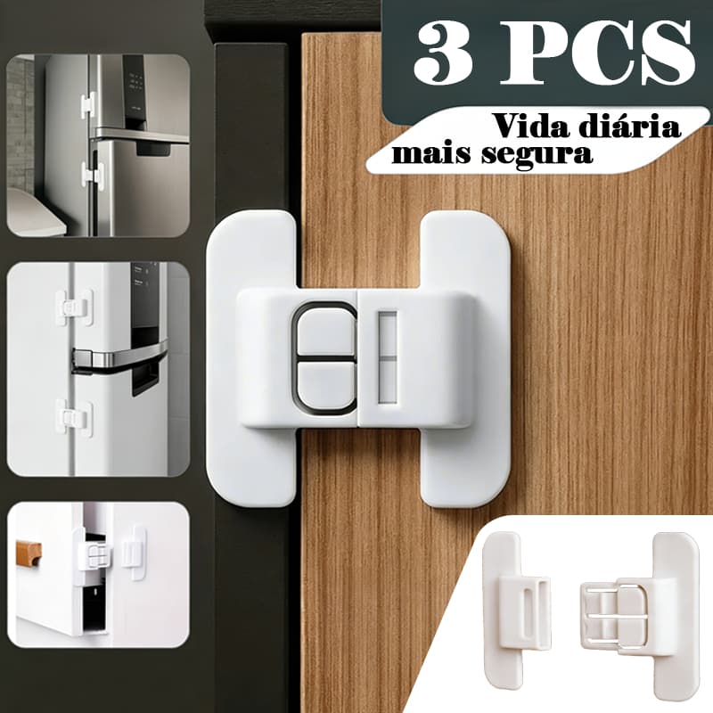 1-3 Pcs Trava para Porta de Geladeira Ordene Protetor Segurança Criança Proteção Bebê