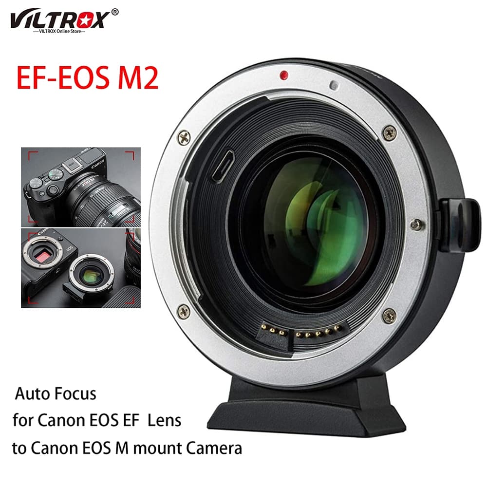 Anel Adaptador De Lente Viltrox EF-EOS M2 M 0.71x Reforço De Velocidade Do Redutor Focal