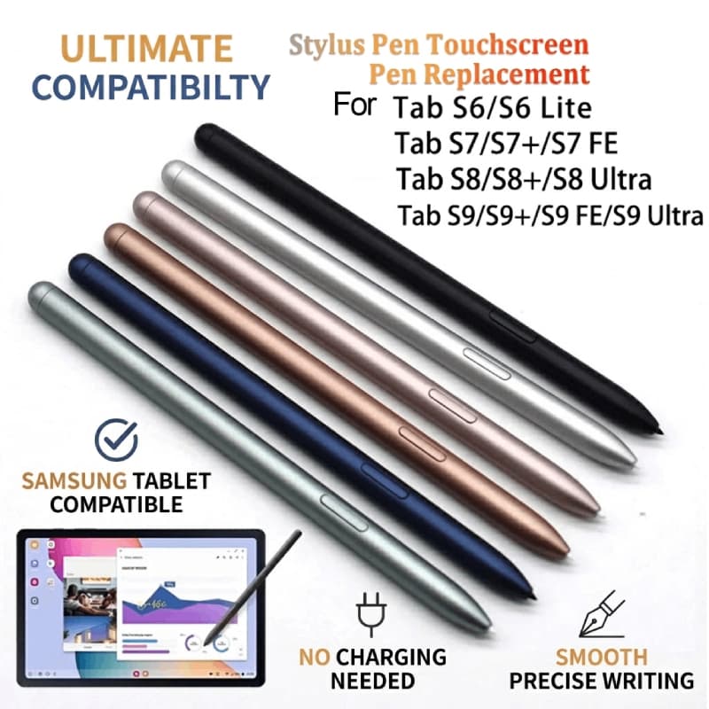 Substituição Capacitiva Da Caneta Stylus Para Samsung Galaxy Tab S6/S7/S8/S9-Compatível Com Tela De Toque