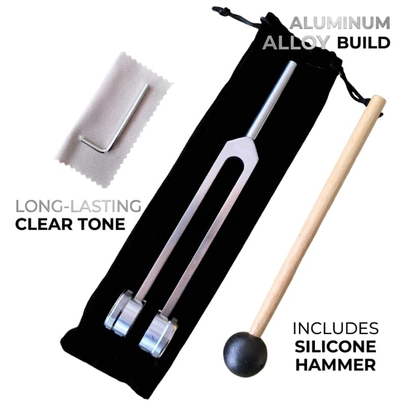 Diapasão De 128 Hz Para Terapia Sonora , Redução De Estresse , Teste De Emissão Otoacústica E Ferramentas De Limpeza De 