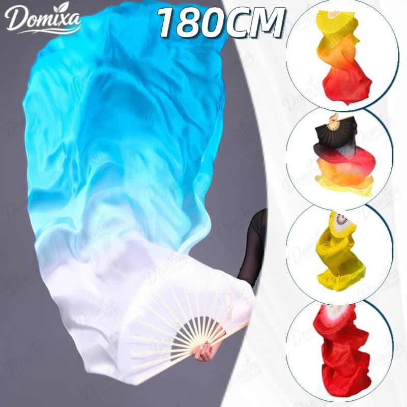 Fan Véu Leque Dança Do Ventre Cigana Poliéster 1.8M,Materiais de dança para adultos, ferramentas de dança,Azul,Vermelho