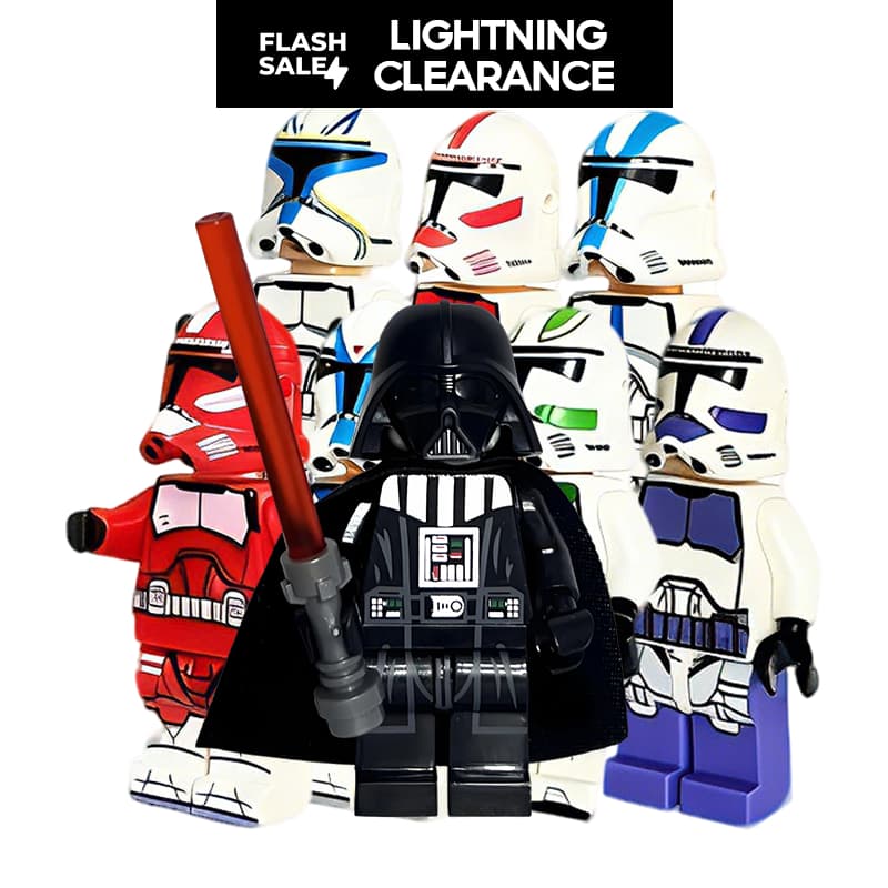 🔥 ⚡LIQUIDAÇÃO RELÂMPAGO丨Brinquedo de Montagem com Mini Figuras | Série Star Wars