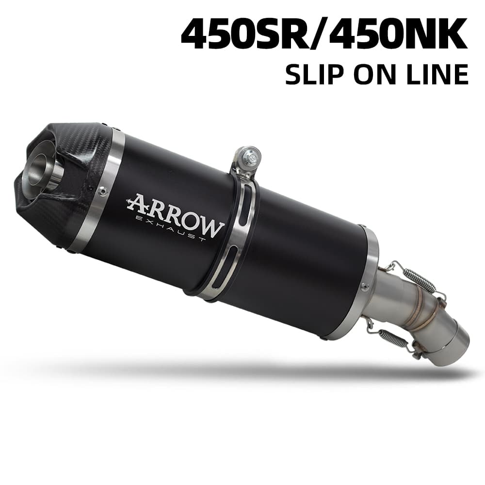 kit De Escapamento ARROW Indy Race Em Linha Para CFMOTO 450SR 450NK