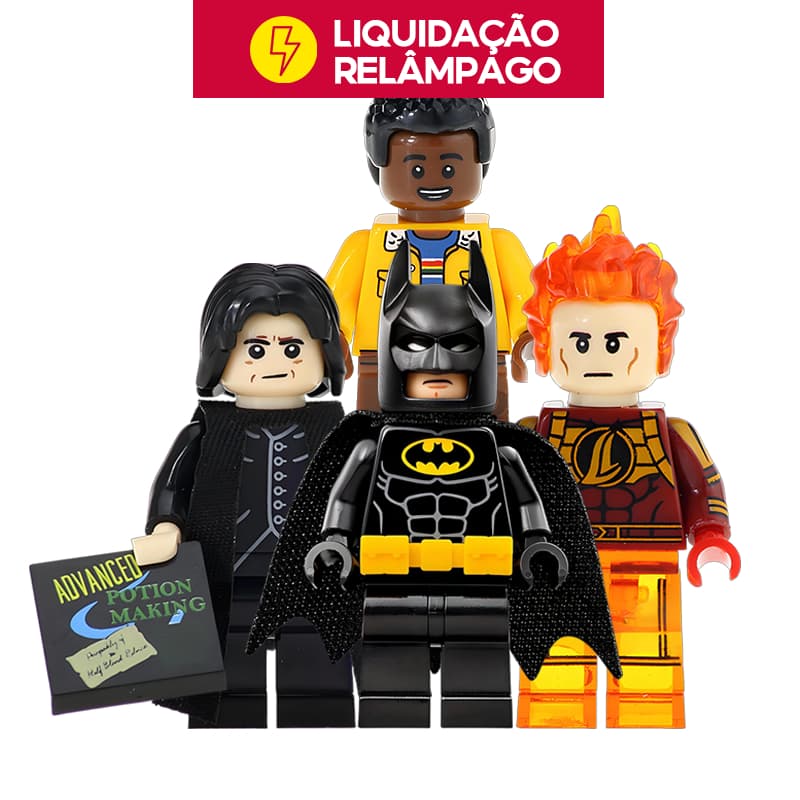 Brinquedos de blocos de construção montados, minifiguras 丨 Bonecos colecionáveis de Anime DC