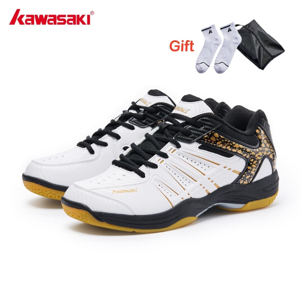 Kawasaki Pickleball Sapatos Tênis K-065D Profissional De Badminton Respirável Anti-Escorregadio Esportivos Para Homens