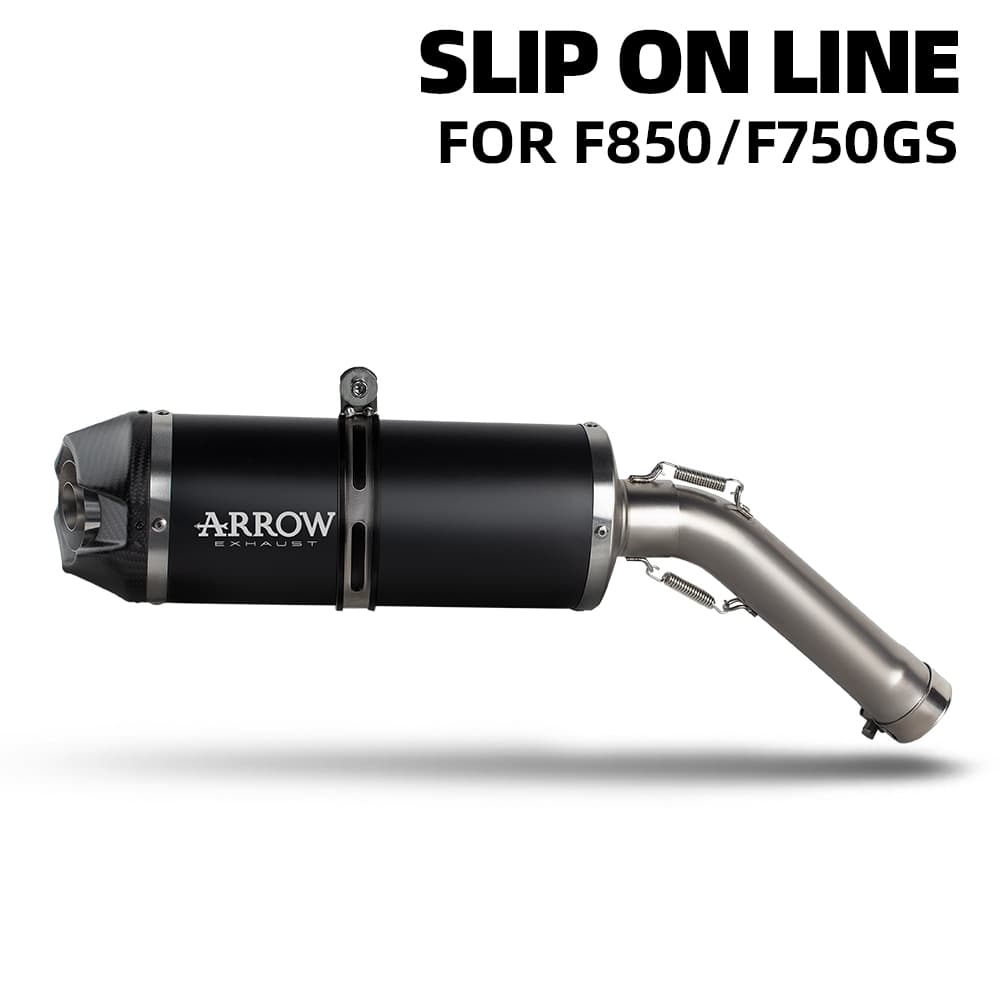 Para BMW F750GS F850GS F750 GS F850 Motocicleta Seta Escape Modificado Mid Link Tubo Deslizamento Em