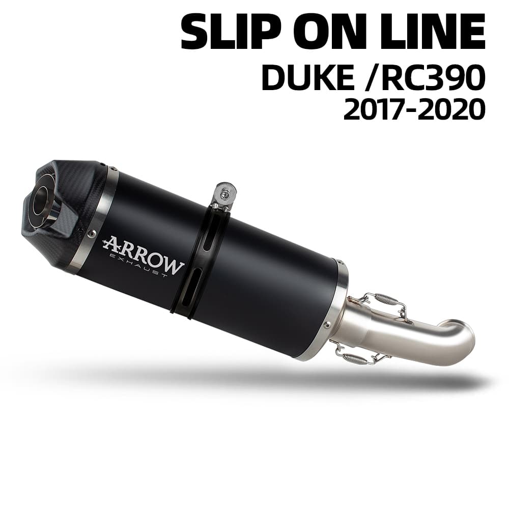 Para DUKE390 DUKE250 RC390 RC250 2017-2020 Motocicleta Seta Escape Deslizamento Na Linha Silenciador Esporte Kit De Bici