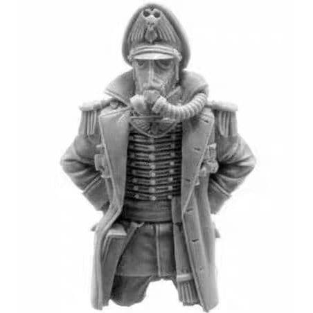 Resina Branca Modelo H146 Comissário Político (Bust) Criggle Death Army V6KK