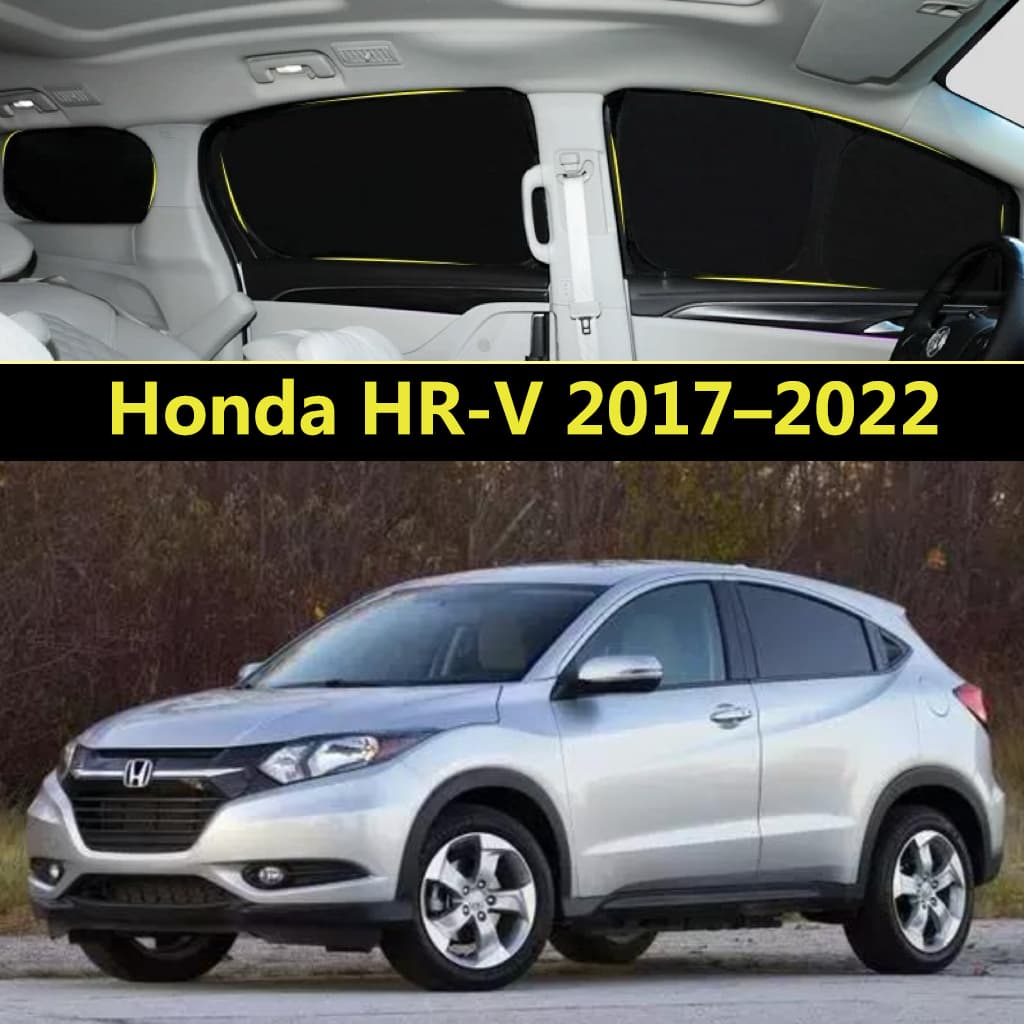 Pára-Sol Do Carro Para Honda HR-V HRV 2017 – 2022 Cortina De Totalmente Blackout Proteção Solar Privacidade Acampamento 