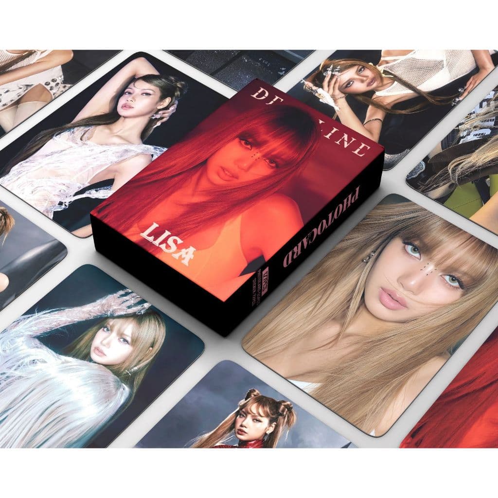 127 Unidades/Caixa BLACKPINK Solo LISA Photocards DEADLINE KPOP Cartão De Coleção
