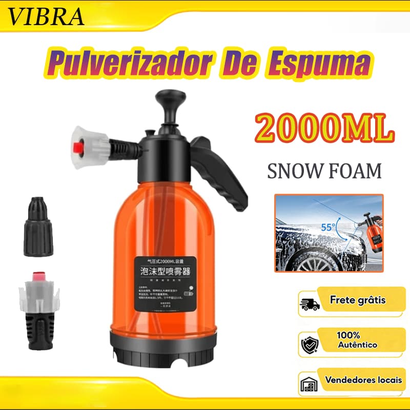 Snow Foam Manual Pulverizador 2 Litros profissional 2000ML Borrifador de espuma