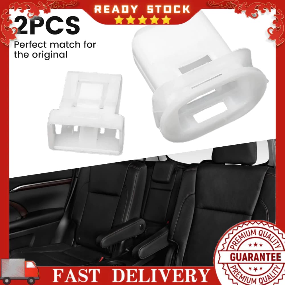 2 X Branco Almofada Do Assento Traseiro Clip De Fixação Para Toyota 72693-12080 Fivela Cartão Com Plástica 24437789
