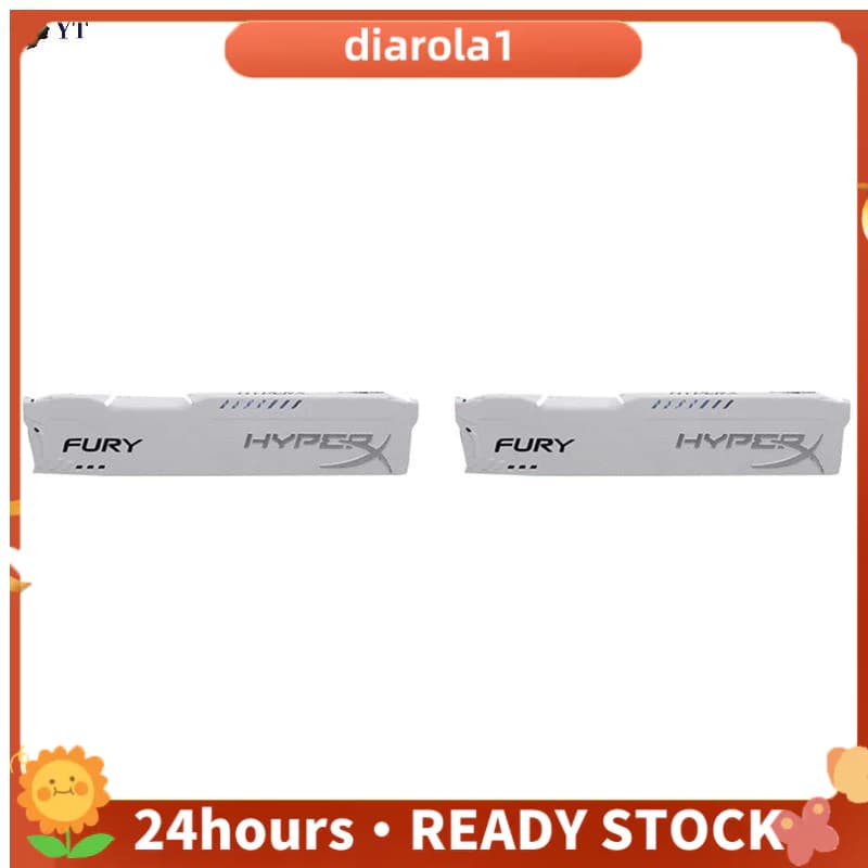 2X Radiador De Dissipador De Calor Ram Para DDR3 Memória De Resfriamento DDR2 DDR3 DDR4 Branco