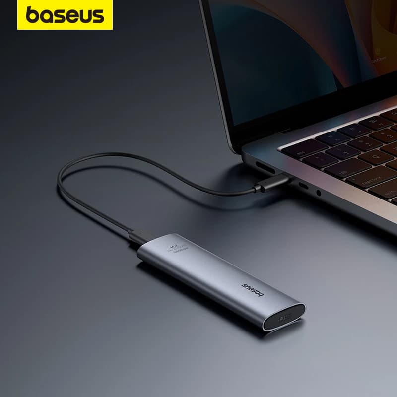 Baseus FlyJoy Série Gabinete SSD (M . 2 NVMe) Cinza Espacial