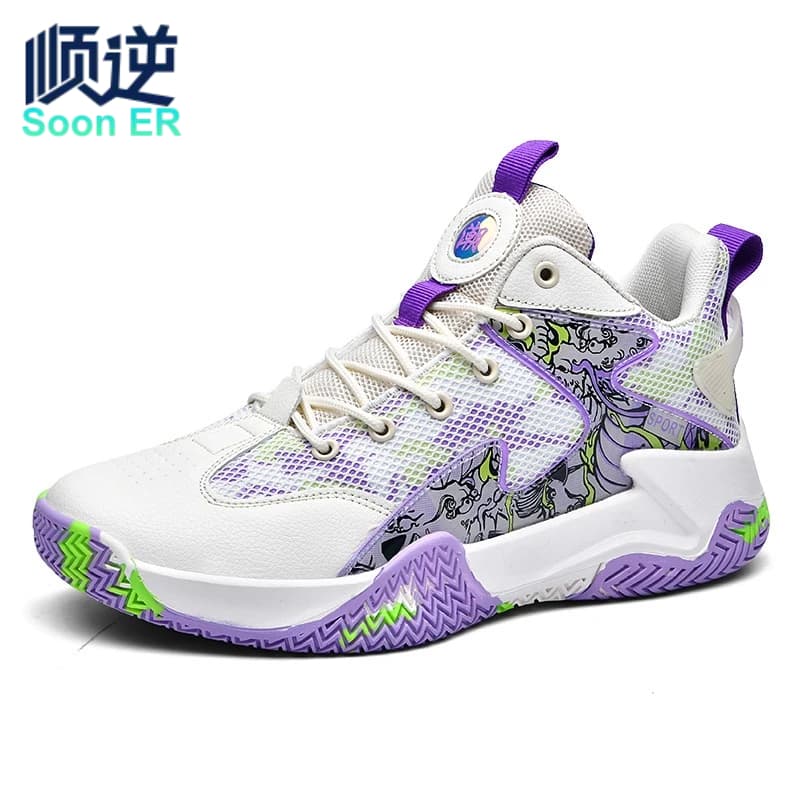 Tênis para Basquete Sapatos de Basquete Masculino Feminino Esportivo Tênis de Vôlei corrida