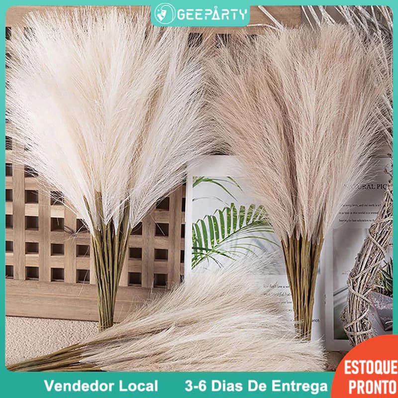 GeeParty – Buquê de Capim-dos-Pampas Fofinho para Decoração de Festas