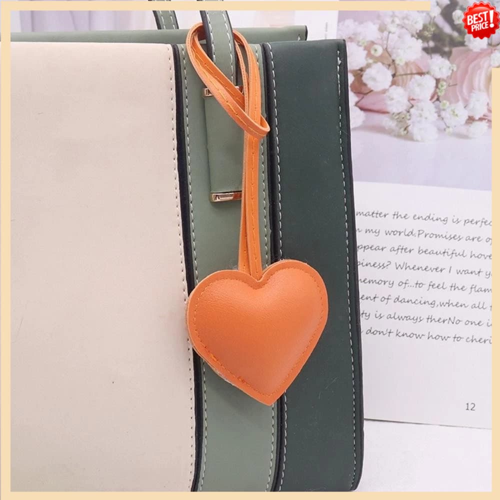 Chaveiro De Coração De Couro Bonito Do Plutônio Amor Pendurado Ornamentos Charme Saco Pingente Acessórios Para Bolsa Cha