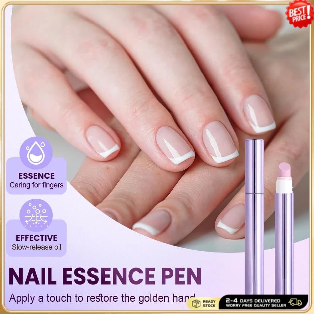 Caneta De Óleo De Cutícula 3 Em 1 , Empurrador , Para Unhas Com Ponta De Cerâmica , Tratamento Penduradas , Secas E Dani