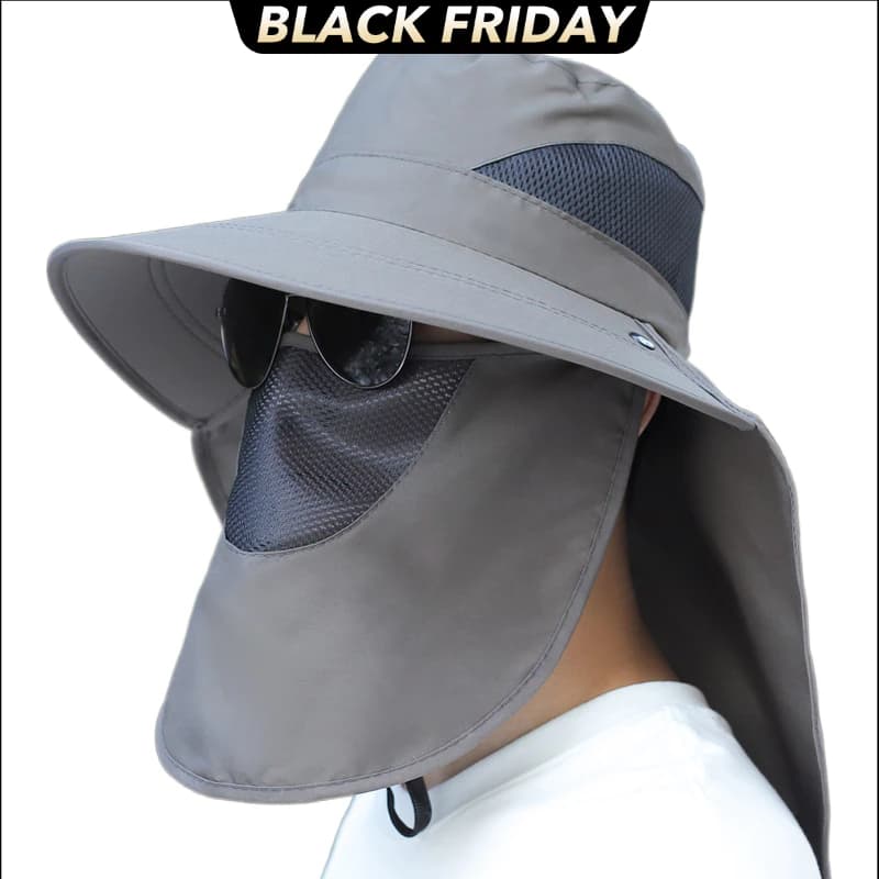 Chapéu De Pescador De Verão Caça Ao Ar Livre Proteção UV Para Homens Removível - Chapéu de sol