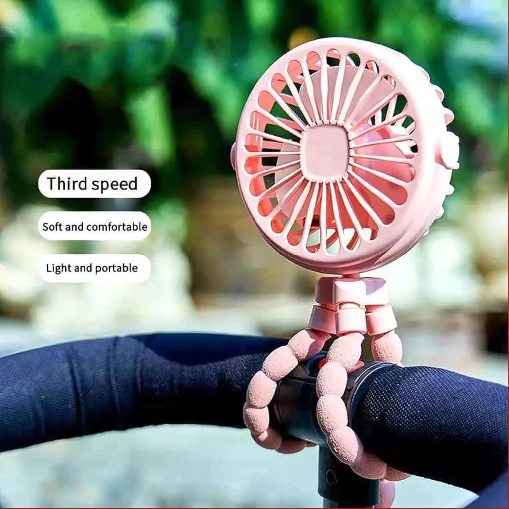 31A Mini Ventilador Portátil Dobrável Silencioso À Prova De Poeira Para Quarto E Carro