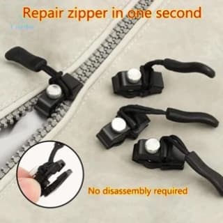 Zíper Reparador Puxa Conjunto Kit De Reparo De Zíper DIY Substituição Saco Fivela Cabeça Removível Extrator