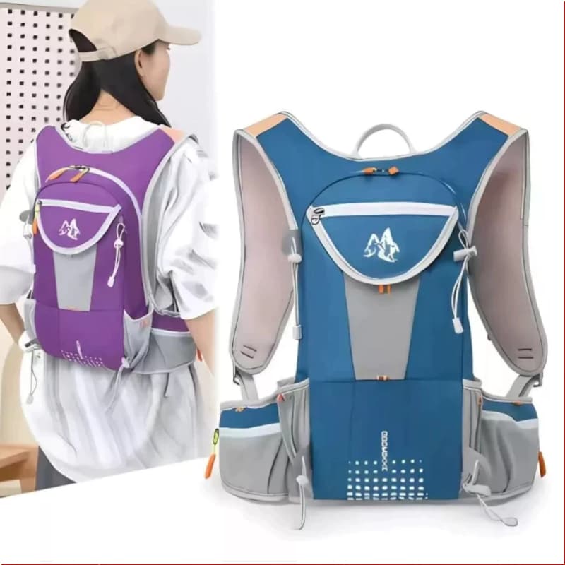 Mochila de Ciclismo Casual Mochila de Viagem para Ciclismo e Caminhada Grande Capacidade Impermeável Bolsa de Espor