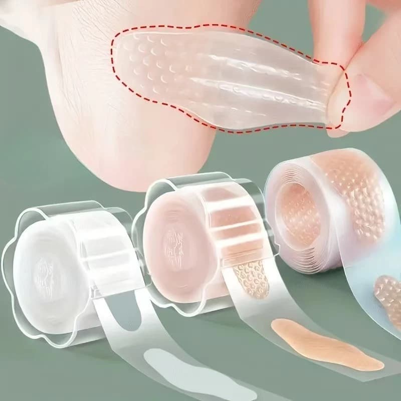 30pcs Fita adesiva transparente Protetor de calcanhar e tendão de Aquiles para sapato, sapatilha e sandálias